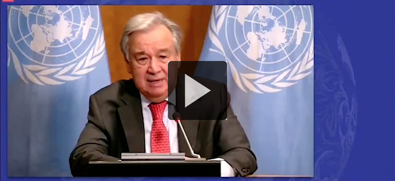 António Guterres au Sommet pour l’ambition climatique